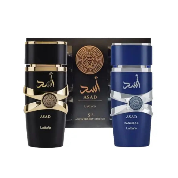 Lattafa Asad 5th Anniversary Giftset 2 pcs - The Oud Library