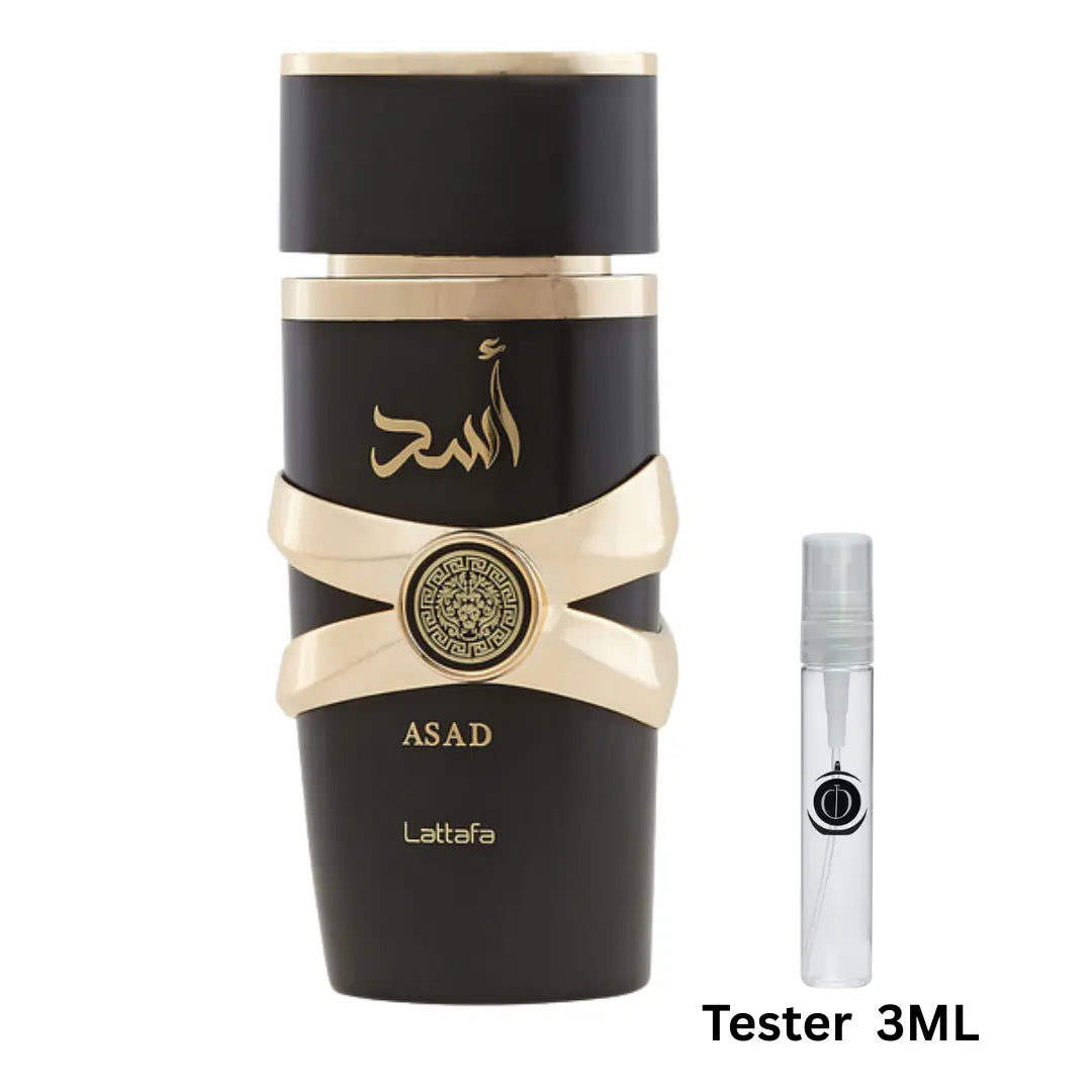Lattafa Asad Eau de Parfum Unisex 3ML Tester - The Oud Library