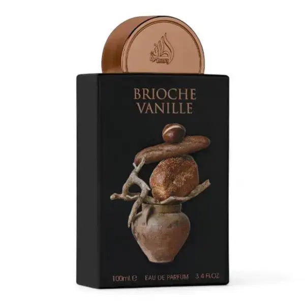 Lattafa Brioche Vanille Eau De Parfum 100 ml, sweet and creamy vanilla fragrance for personal use from The Oud Library