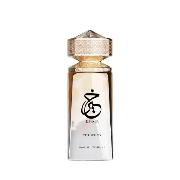 Paris Corner Khair Felicity Eau De Parfum 100 ml, elegant and uplifting fragrance for personal use from The Oud Library
