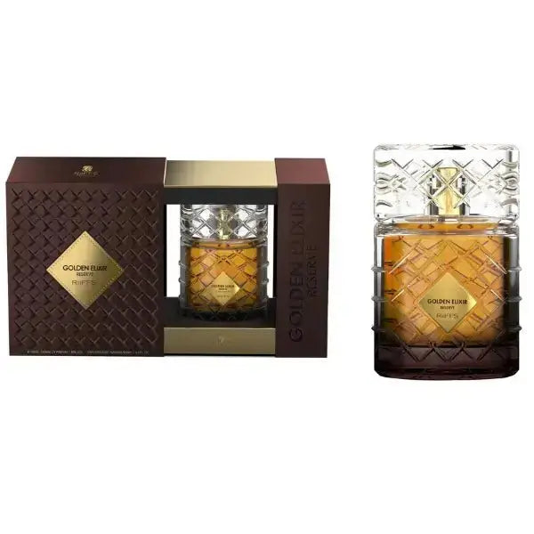 RiiFFS Golden Elixir Reserve Eau De Parfum 100 ml, luxurious and rich fragrance for personal use from The Oud Library