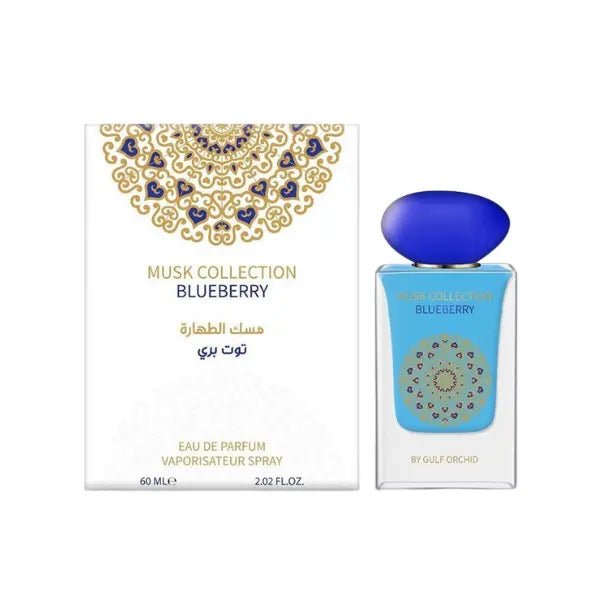 Gulf Orchid Blueberry Musk Collection Eau De Parfum 60 ml, sweet and fruity blueberry musk fragrance for personal use from The Oud Library