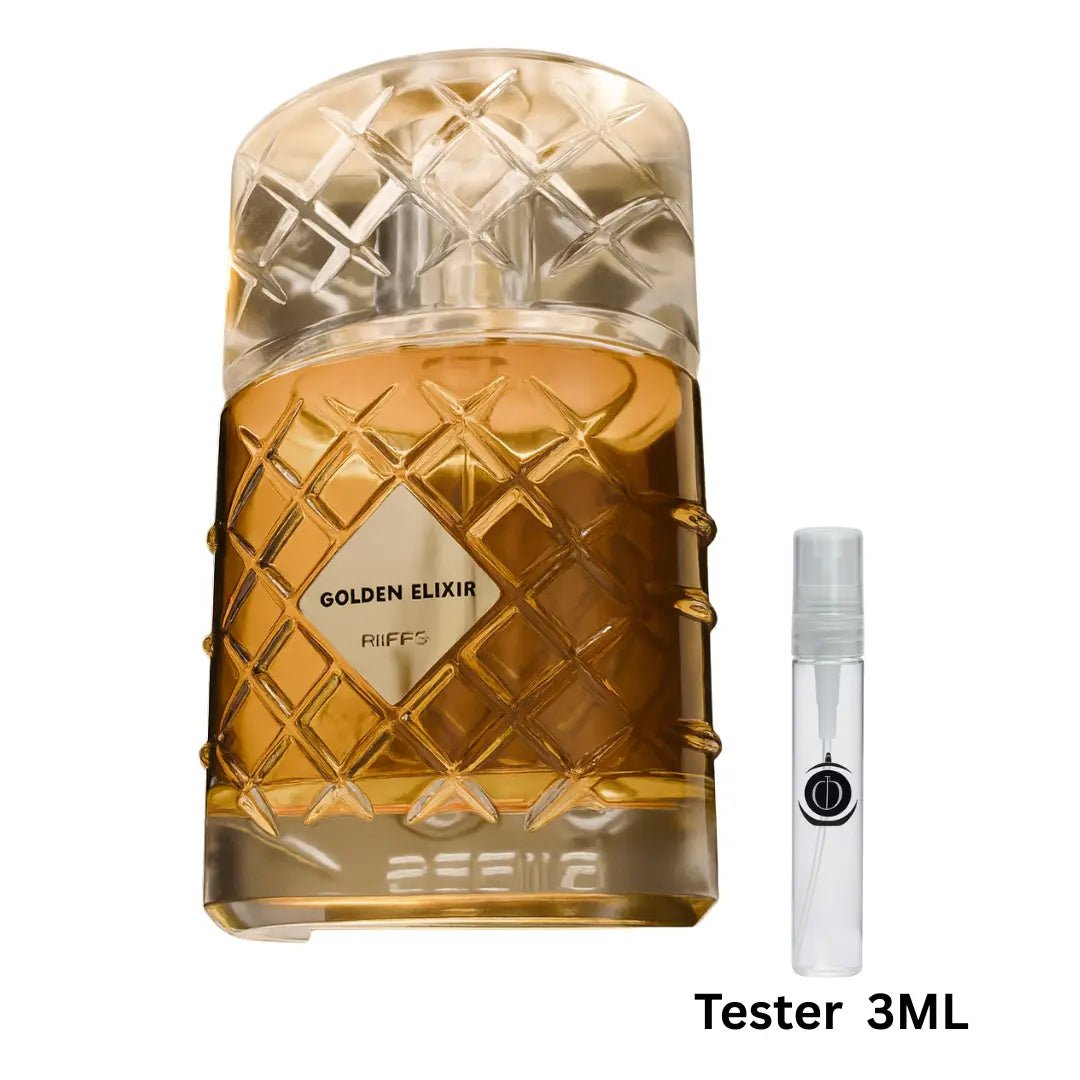 RIIFFS Golden Elixir 3ML Tester - The Oud Library