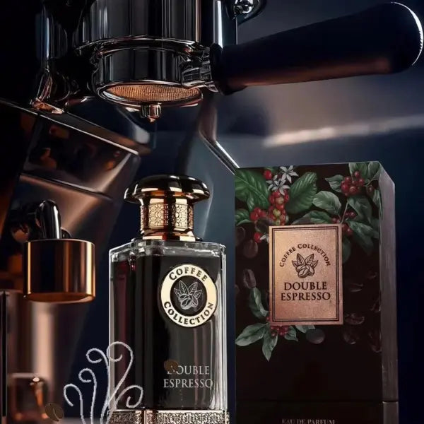 Fragrance World Coffee Collection Double Espresso Eau De Parfum 100 ml, rich and aromatic coffee-inspired fragrance for personal use from The Oud Library