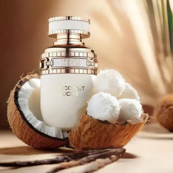French Avenue Coconut Leche Eau De Parfum 100 ml, creamy and tropical coconut fragrance for personal use from The Oud Library