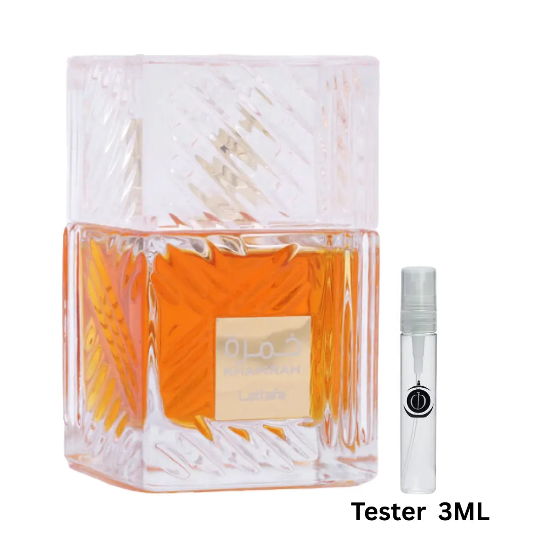 Lattafa Khamrah Eau de Parfum Unisex 3ML Tester - The Oud Library
