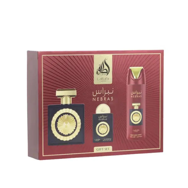 Lattafa Unisex Nebras Parfum Gift Set - The Oud Library