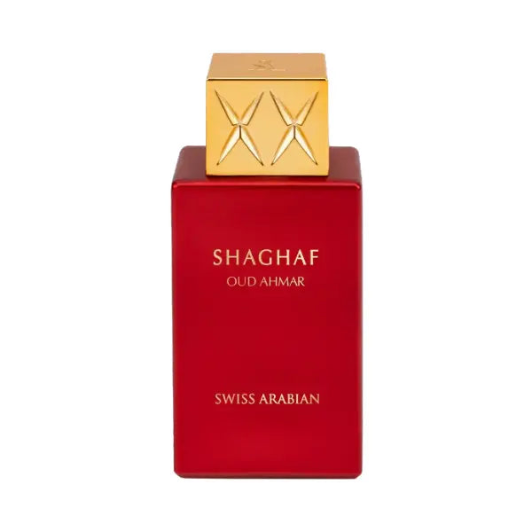 Swiss Arabian Shaghaf Oud Ahmar Eau De Parfum 75 ml Limited Edition, luxurious and intense oud fragrance for men and women from The Oud Library