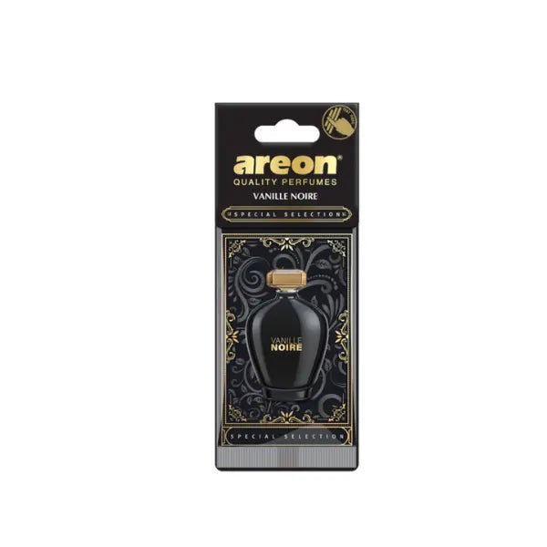 Areon Car Perfume Special Selection – Vanilla Noire, rich and sweet car fragrance for a lasting aroma