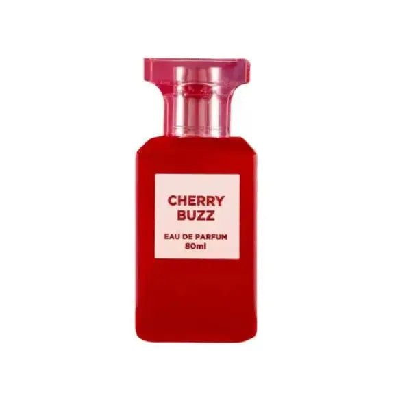 Fragrance World Cherry Buzz Eau De Parfum 80 ml, sweet and fruity cherry fragrance for personal use from The Oud Library