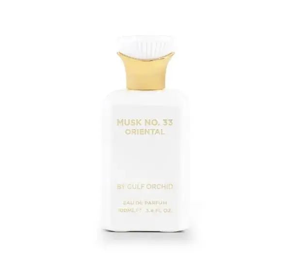 Gulf Orchid Musk No. 33 Eau De Parfum 100 ml, rich and musky fragrance for personal use from The Oud Library