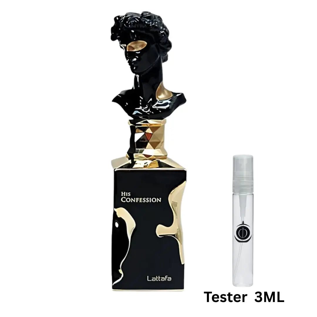 His Confession – Lattafa - Eau de Parfum (EdP) 3ML Tester - The Oud Library