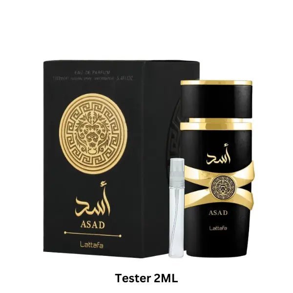 Lattafa Asad - Eau de Parfum Tester 2ML - The Oud Library