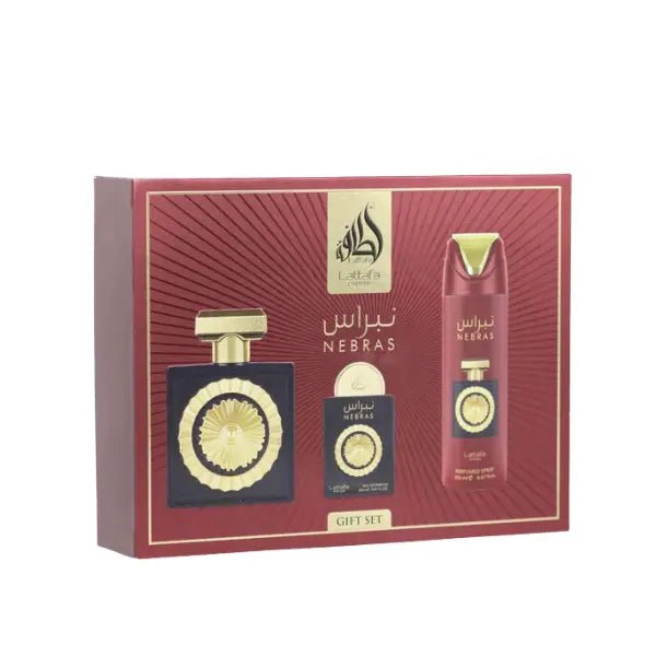 Lattafa Unisex Nebras Parfum Gift Set - The Oud Library