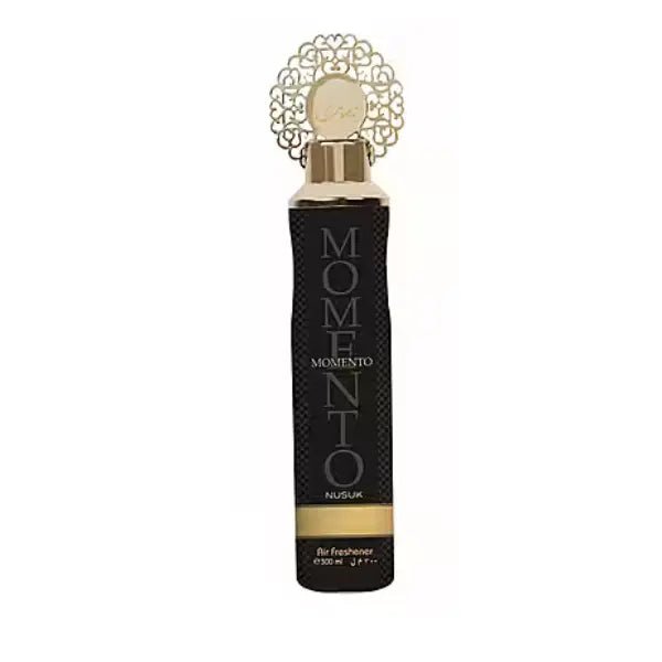 Nusuk Air Freshener Momento 300 ml, elegant and long-lasting fragrance for home or office from The Oud Library