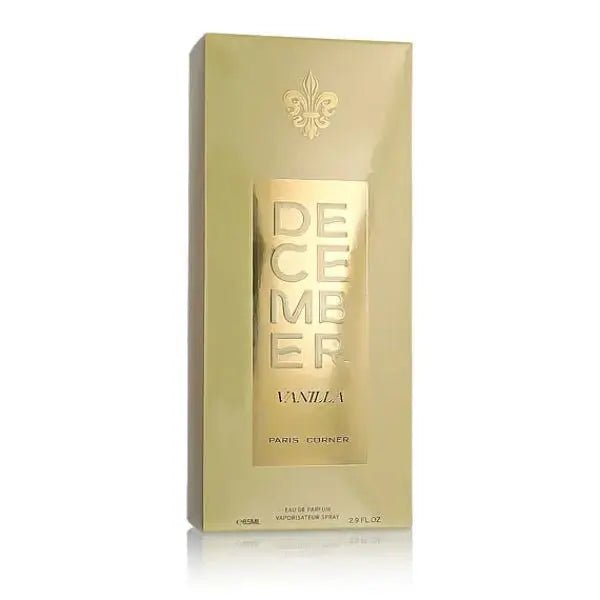 Paris Corner December Vanilla Eau De Parfum 100 ml, warm and sweet vanilla fragrance for personal use from The Oud Library